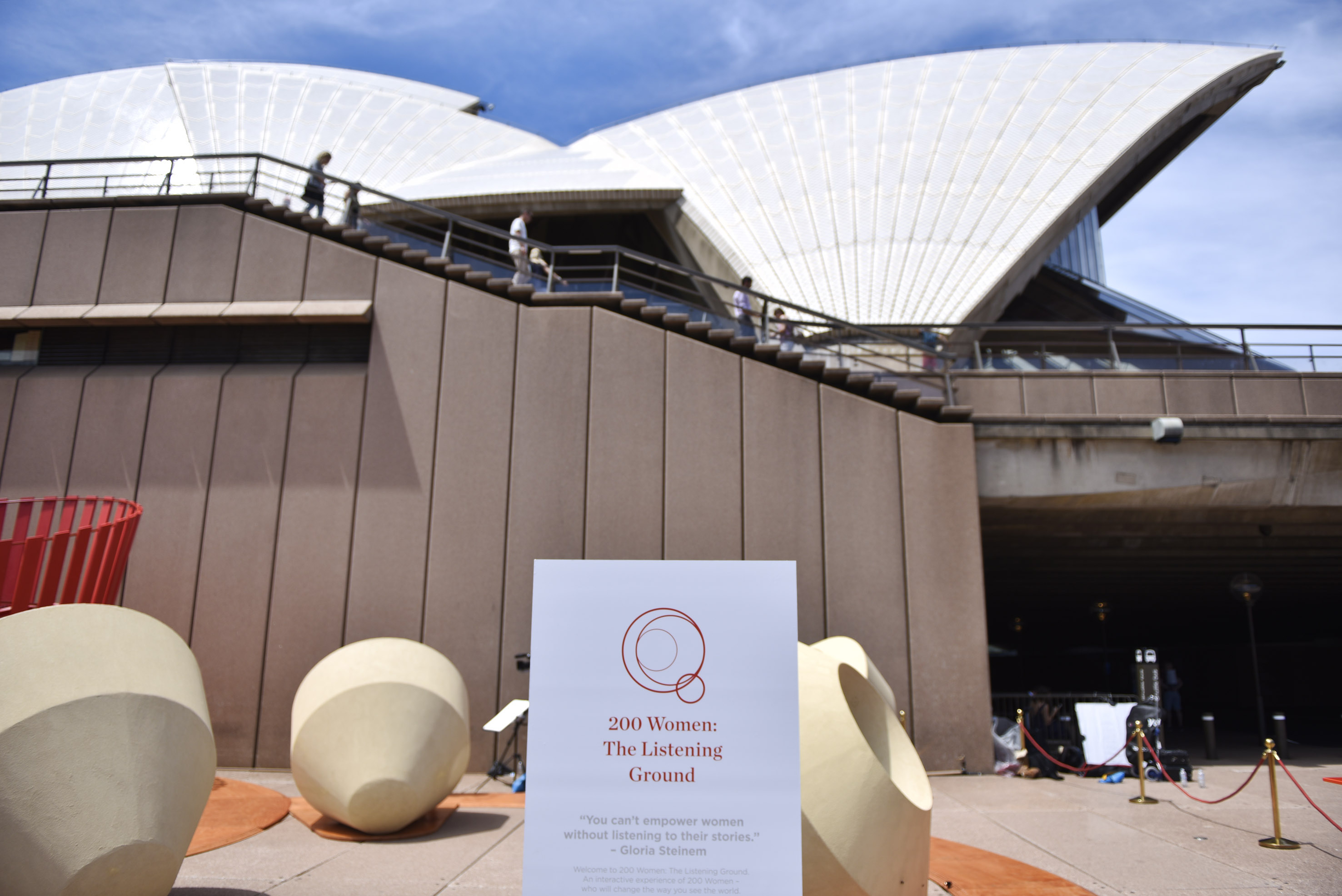Outdoor Listening Exhibition, Sydney Opera House, Australia
